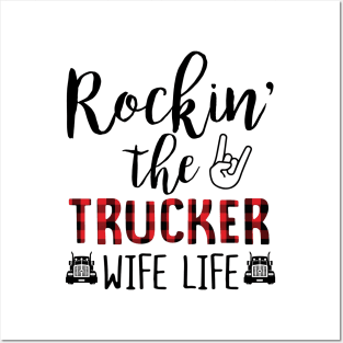 Sign Language Love Rockin' Trucker Wife Life Posters and Art